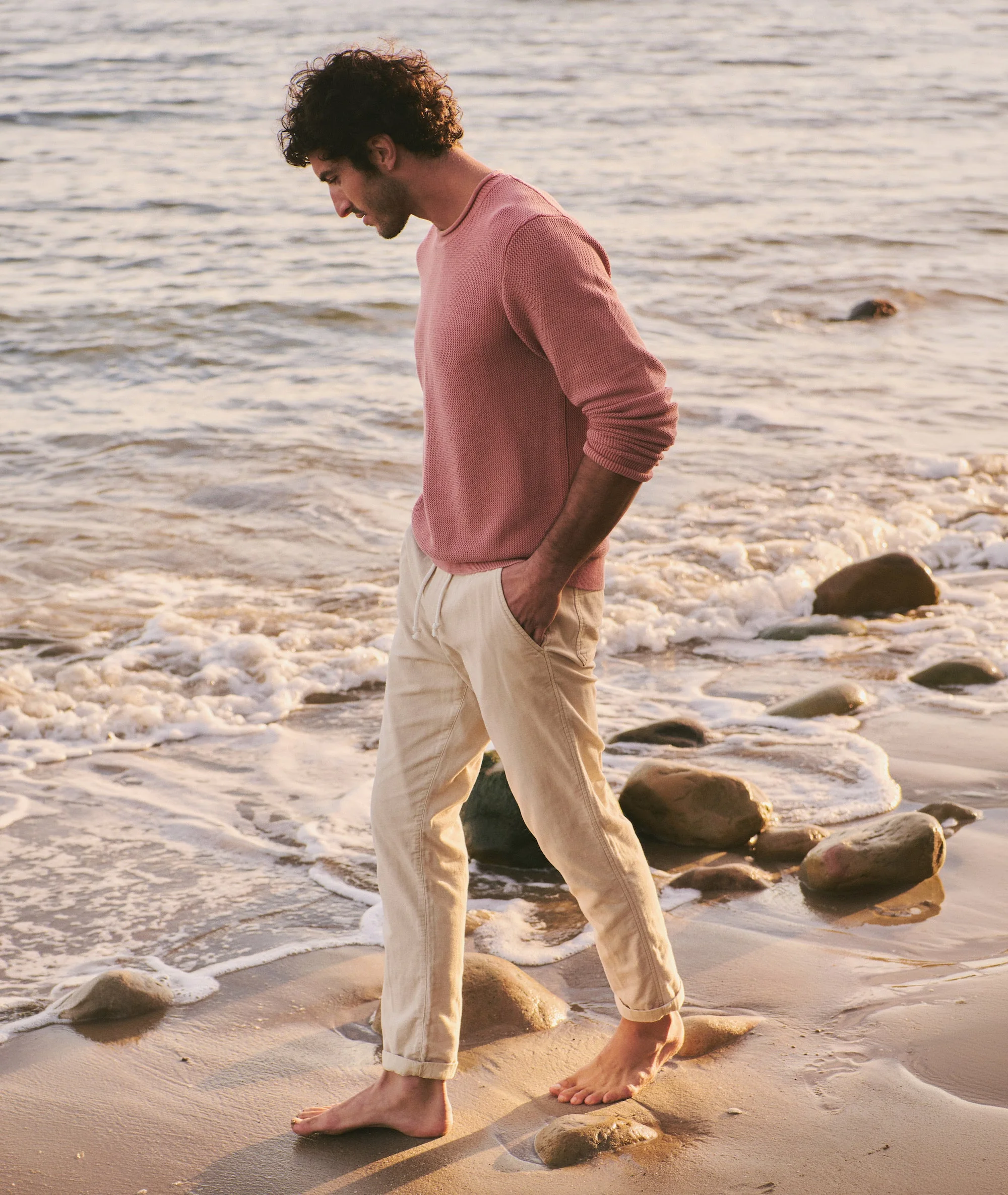 Marine Layer menswear lifestyle image.